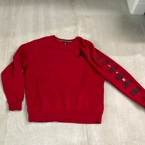 Mens Jordan Air Red sweatshirt XXL